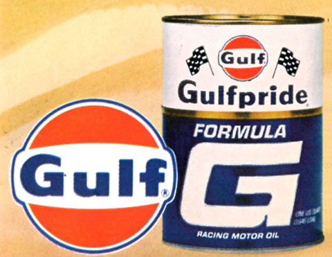 Gulf-Produkte im Jahr 1968
