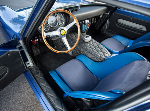 Interieur des Ferrari 250 GTO von 1962 (© Talacrest)
