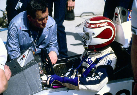 Paul Rosche und Nelson Piquest im Jahr 1984 (© BMW AG)