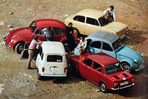 Artikelbild Als der VW Käfer endgültig entthront wurde - von Renault 4, Fiat 850 und Simca 1000 LS