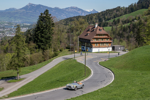 Die Strecke des Eigental-Bergrennens im Jahr 2015 - AC Ace Bristol (© Daniel Reinhard)