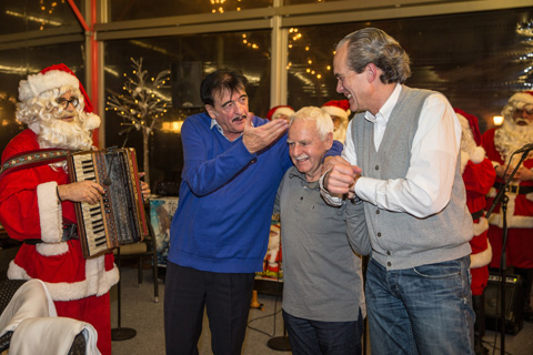 Walter Brun mit Jo Vonlanthen und Max Welti (© Daniel Reinhard)