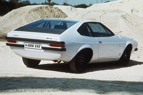 Heckansicht des Volvo ESC (Viking Coupé) von 1971 von Coggiola (© Volvo)