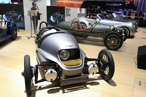 Der Morgan EV3 am Genfer Autosalon 2016
