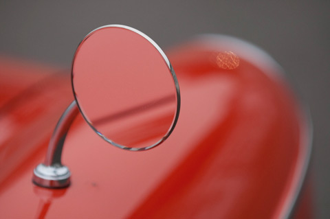 Rückspiegel am MG B