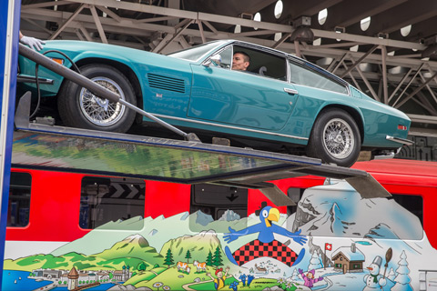 Monteverdi High Speed beim Umzug ins Verkehrshaus Luzern (© Daniel Reinhard)