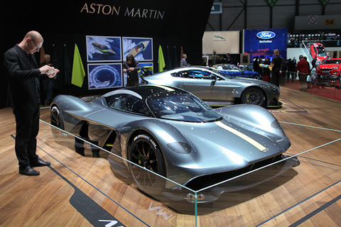 Aston Martin Valkyrie 2017 in Genf im März 2017