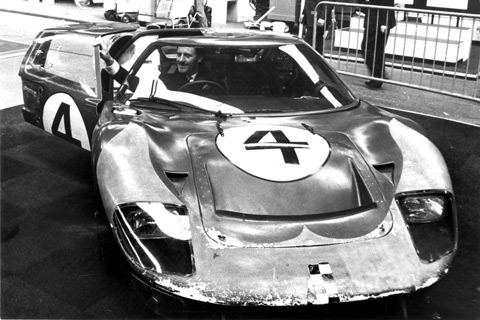 Ford GT40 von 1966 am Genfer Autosalon von 1967