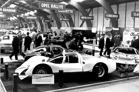 Rennwagen-Show am Genfer Autosalon 1967
