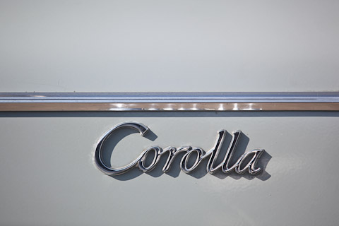 Schriftzug Toyota Corolla 1968