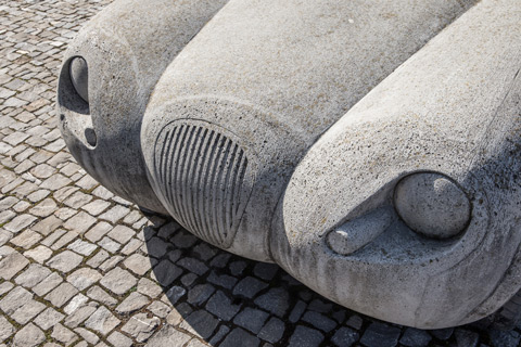 Wiesmann MF3 in Beton in Flüelen (© Daniel Reinhard)