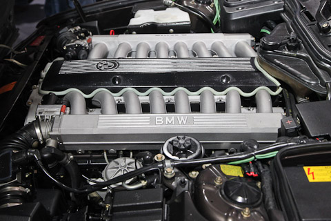 Motor des Siebner-BMWs Goldfisch