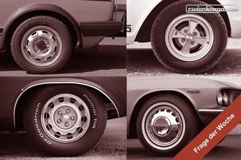 Artikelbild Bei den Reifen ist Originalität nicht das höchste Kriterium (Frage der Woche)