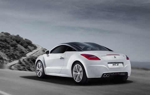 Heckansicht Peugeot RCZ