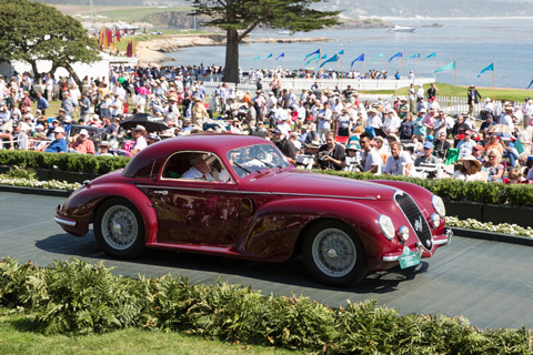 Alfa Romeo 6C Touring von 1939 in Pebble Beach (© Steve Burton)