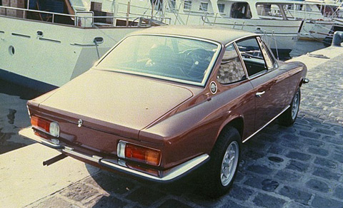 Ford Monte Carlo GT 1971 von Pietro Frua in Montreux (Heckansicht)
