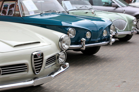 Oldtimer verkaufen an einer Messe