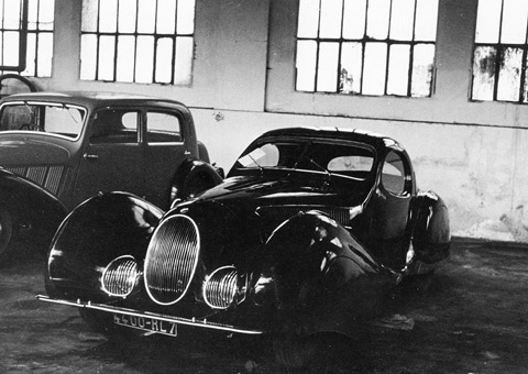 Talbot-Lago T150 SS Teardrop von 1937 damals (© Courtesy Laurent Friry)