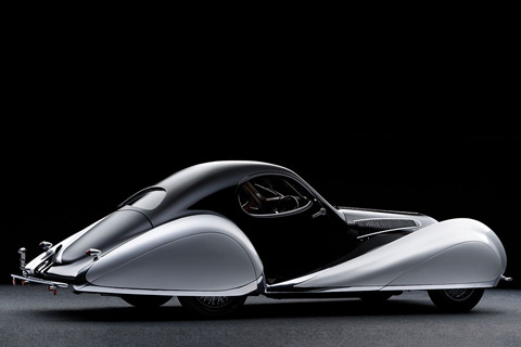 Heck des Talbot-Lago T150 SS Teardrop von 1937 (© RM)