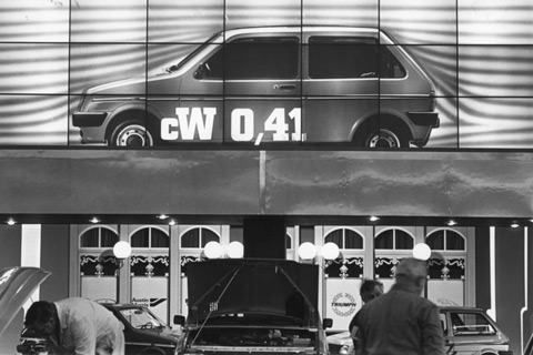 Austin Mini Metro 1981 in Genf - Aerodynamik an der Messe präsentiert