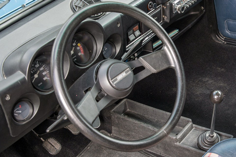 Instrumente Fiat 128 3P Berlinetta von 1977 (© Daniel Reinhard)