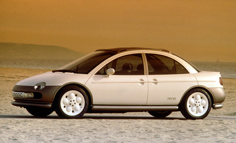 Chrysler/Dodge Neon Konzeptfahrzeug im Jahr 1991 (© FCA Group)