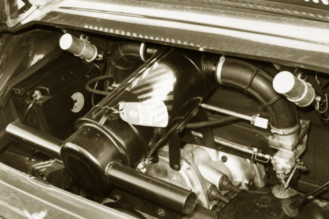 Zweizylindermotor des BMW 700