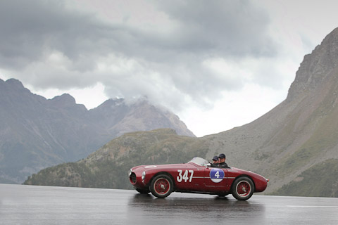 Ermini Barchetta im Regen an der Passione Engadina 2017
