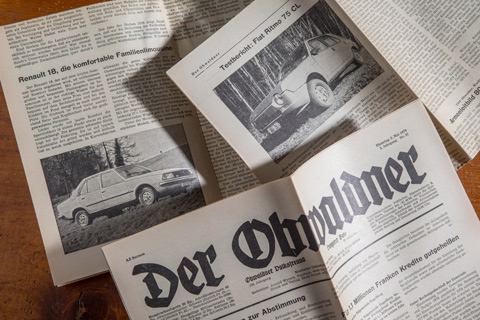 Der "Obwaldner" mit den Auto-Testberichten