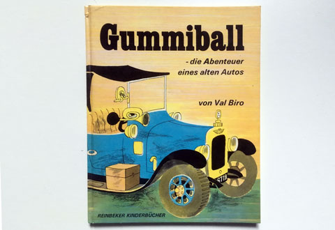 Autobuch "Gummiball - die Abenteuer eines alten Autos" - Cover