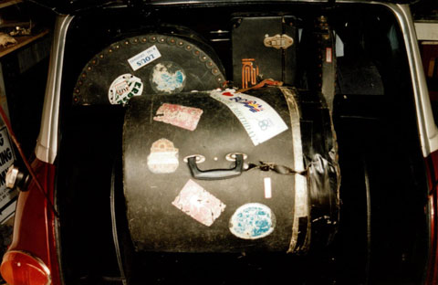 Austin Mini Cooper S von 1966 mit Drumkit - Ringo Starr (© Bonhams)