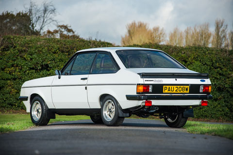 Heckansicht Ford Escort RS 2000 Mk 2 (1980) (© Silverstone Auctions)
