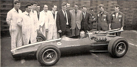 Lotus bereitet sich auf Indianapolis 1965 vor - aus Powerslide
