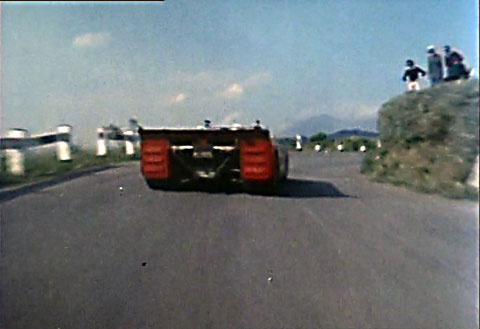Fahrerperspektive auf der Targa Florio 1972