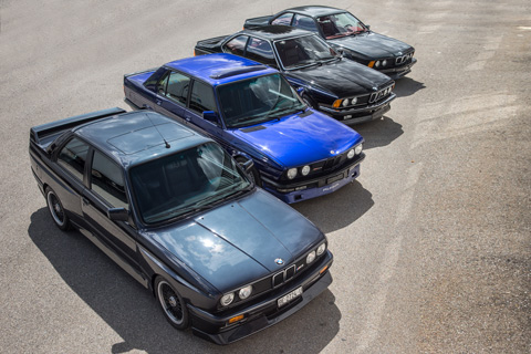 BMW-M- und Alpina-Modelle von 1984 bis 1985 im Vergleich (© Daniel Reinhard)