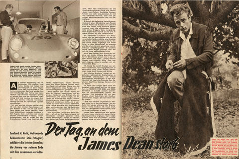 James Dean Artikel in Bravo 21/1959