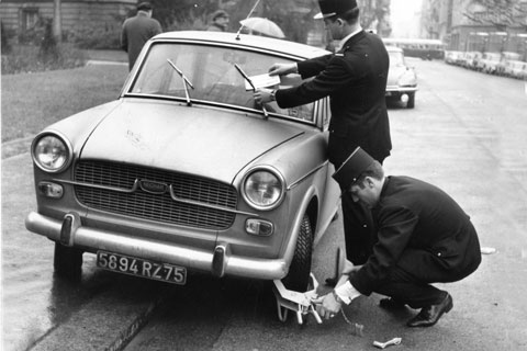 Artikelbild Falschparker (schon damals) gebüsst