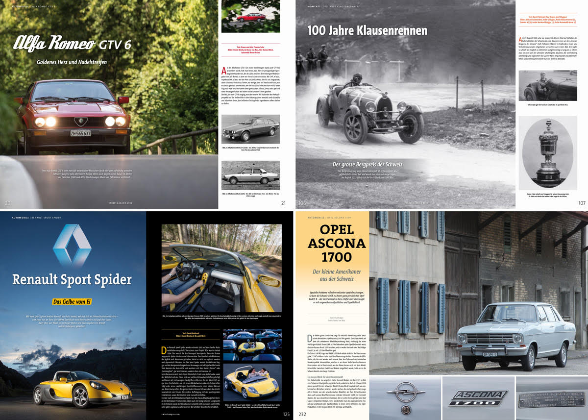 Vier Musterseiten JM21