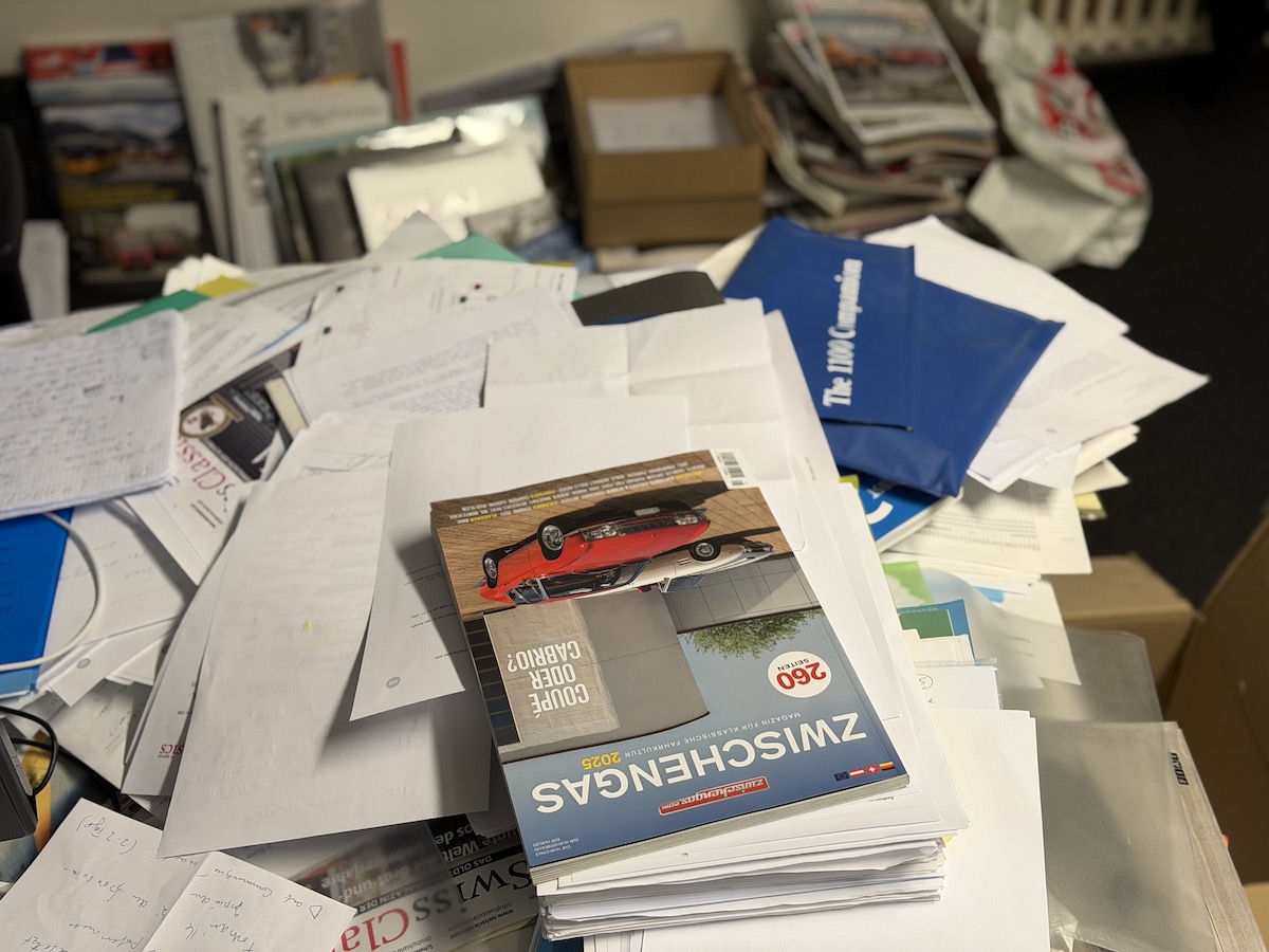 Normaler Redaktionstisch bei Zwischengas