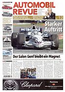 Titelblatt der Nummer 12 von Automobil-Revue Zeitungen 2008