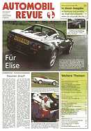 Titelblatt der Nummer 33 von Automobil-Revue Zeitungen 1996