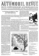 Titelblatt der Nummer 55 von Automobil-Revue Zeitungen 1948