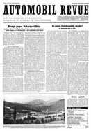 Titelblatt der Nummer 52 von Automobil-Revue Zeitungen 1959