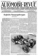 Titelblatt der Nummer 6 von Automobil-Revue Zeitungen 1945