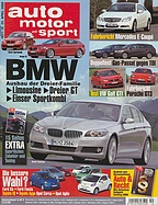Titelblatt der Nummer 10 von auto motor und sport 2009