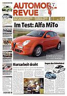 Titelblatt der Nummer 46 von Automobil-Revue Zeitungen 2008