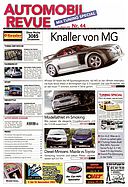 Titelblatt der Nummer 44 von Automobil-Revue Zeitungen 2002