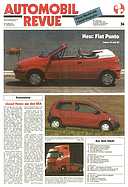 Titelblatt der Nummer 36 von Automobil-Revue Zeitungen 1993
