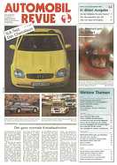 Titelblatt der Nummer 44 von Automobil-Revue Zeitungen 1996