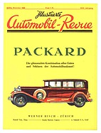 Titelblatt der Nummer 11 von Illustrierte Automobil-Revue 1929